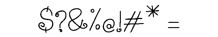 Artichoke Regular Font OTHER CHARS