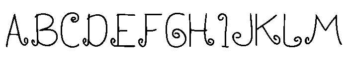 Artichoke Regular Font UPPERCASE