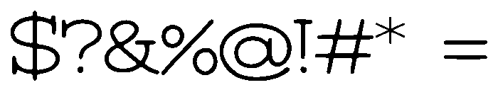 Artifont Font OTHER CHARS