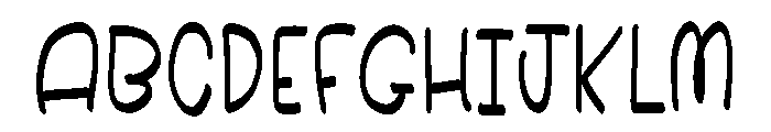 Artist day Font UPPERCASE