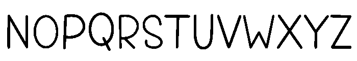 Artistic Cheerful Font UPPERCASE