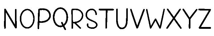 Artistic Cheerful Font LOWERCASE