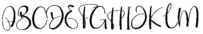 Artistly Font UPPERCASE
