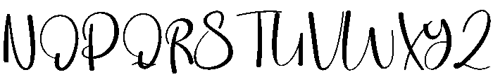 Artistly Font UPPERCASE