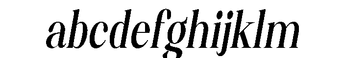 Artrend Black Condensed Slanted FONT