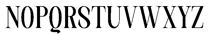 Artrend Black Condensed Font UPPERCASE