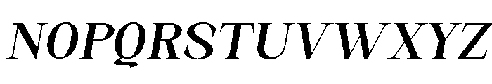 Artrend Black Expanded Slanted Font UPPERCASE