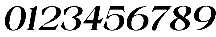 Artrend Black ExtExp Slant Font OTHER CHARS