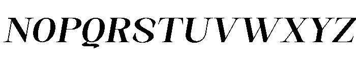 Artrend Black ExtExp Slant Font UPPERCASE