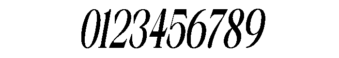 Artrend Black ExtraCond Slant Font OTHER CHARS