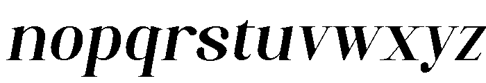 Artrend Black SemExp Slant Font LOWERCASE
