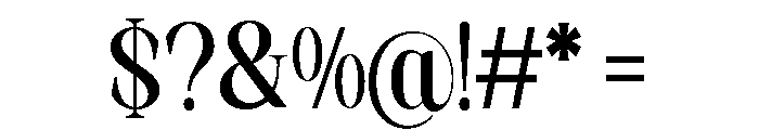 Artrend Black Semi Condensed Font OTHER CHARS