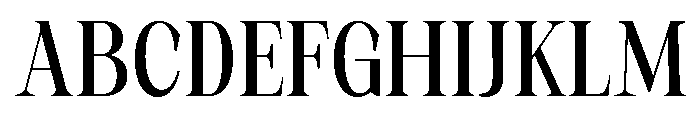 Artrend Black Semi Condensed Font UPPERCASE
