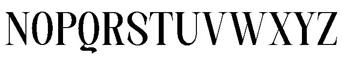 Artrend Black Semi Condensed Font UPPERCASE