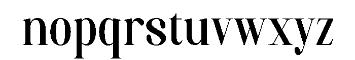 Artrend Black Semi Condensed Font LOWERCASE