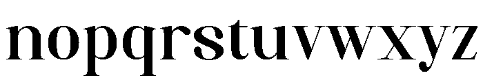 Artrend Black Semi Expanded Font LOWERCASE