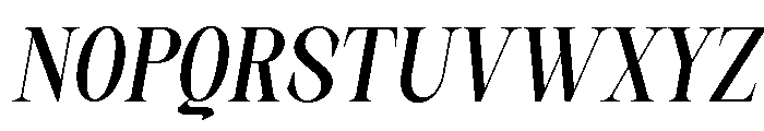 Artrend Black SemiCond Slant Font UPPERCASE