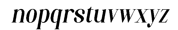 Artrend Black SemiCond Slant Font LOWERCASE