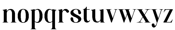Artrend Black Font LOWERCASE