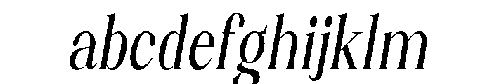 Artrend Bold Condensed Slanted FONT