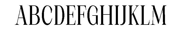Artrend Bold Condensed Font UPPERCASE