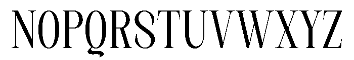 Artrend Bold Condensed Font UPPERCASE