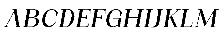 Artrend Bold Expanded Slanted Font UPPERCASE
