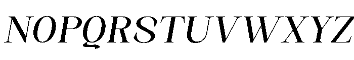 Artrend Bold Expanded Slanted Font UPPERCASE