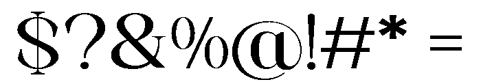 Artrend Bold Expanded Font OTHER CHARS