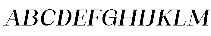 Artrend Bold ExtExp Slant Font UPPERCASE