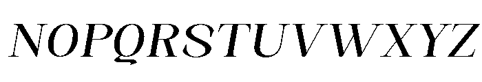Artrend Bold ExtExp Slant Font UPPERCASE