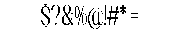 Artrend Bold Extra Condensed Font OTHER CHARS