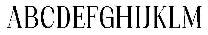 Artrend Bold Semi Condensed Font UPPERCASE