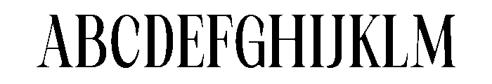 Artrend Soft Black Condensed Font UPPERCASE