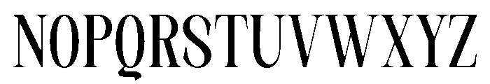 Artrend Soft Black Condensed Font UPPERCASE