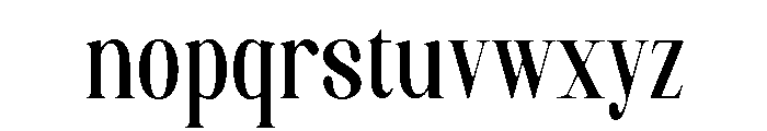 Artrend Soft Black Condensed Font LOWERCASE