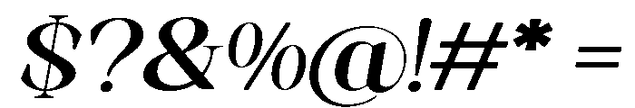 Artrend Soft Black Exp Slant Font OTHER CHARS