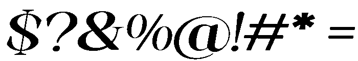 Artrend Soft Black ExtExp Slant Font OTHER CHARS
