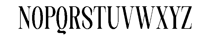 Artrend Soft Black ExtraCond Font UPPERCASE