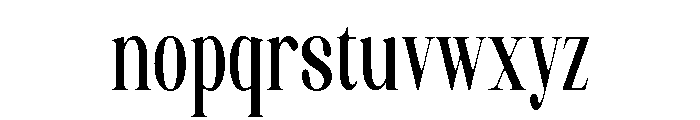 Artrend Soft Black ExtraCond Font LOWERCASE