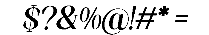 Artrend Soft Black Slant Font OTHER CHARS