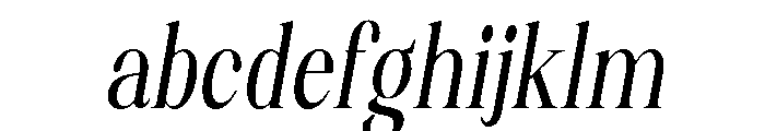 Artrend Soft Bold Cond Slant FONT