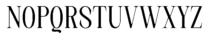 Artrend Soft Bold Condensed Font UPPERCASE