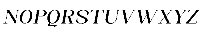 Artrend Soft Bold ExtExp Slant Font UPPERCASE