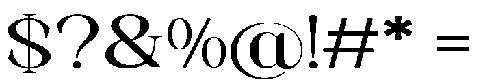 Artrend Soft Bold ExtExp Font OTHER CHARS