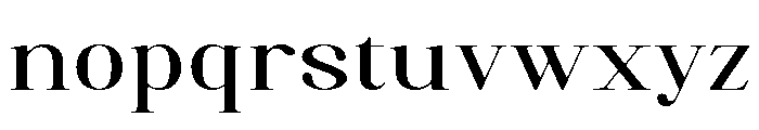Artrend Soft Bold ExtExp Font LOWERCASE