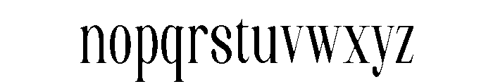 Artrend Soft Bold ExtraCond Font LOWERCASE
