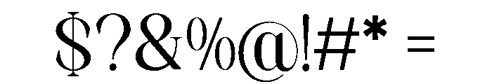 Artrend Soft Bold Font OTHER CHARS
