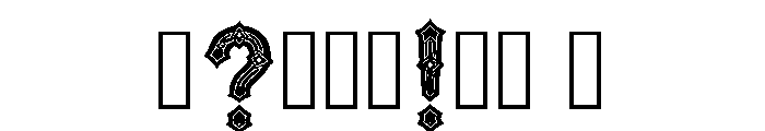 Aru Regular Font OTHER CHARS