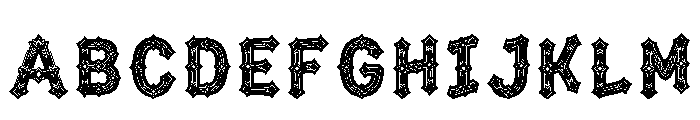 Aru Regular Font UPPERCASE